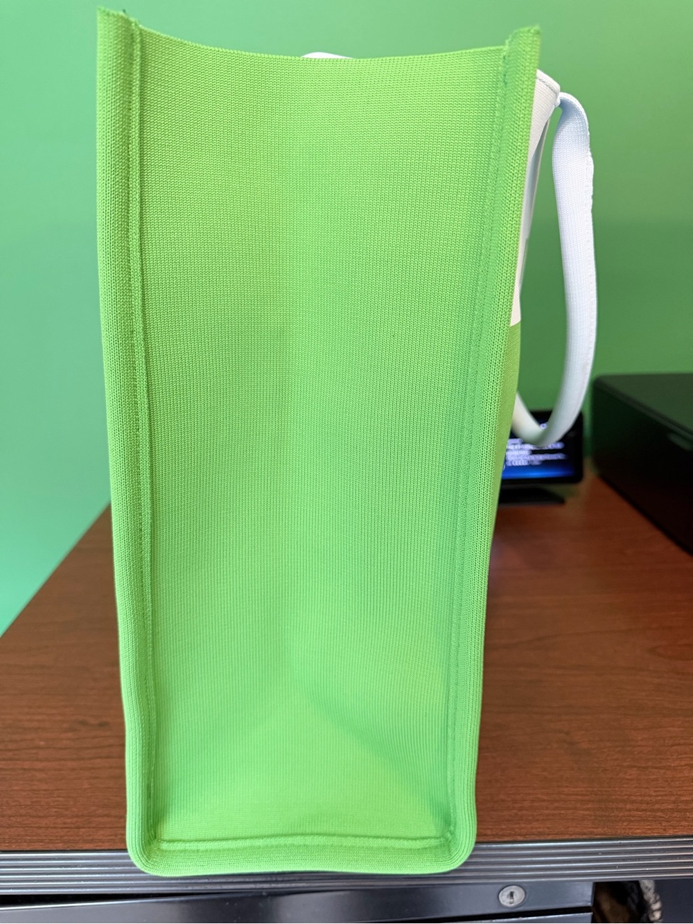 Kate Spade x Target "It's in the Bag" Canvas Tote – Green & White - Picture 3 of 4